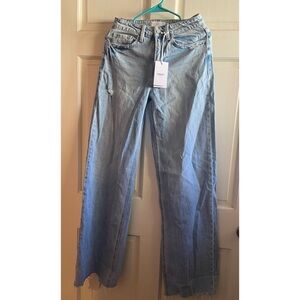 Verset Women's Classic Light Blue Flare Jeans